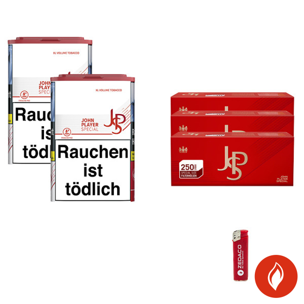 JPS Volumentabak Red XL Dose Aktion Small Extra Hülsen
