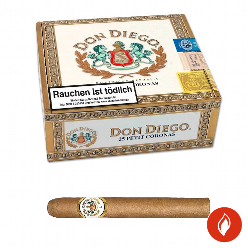 Don Diego Classic Petit Corona Zigarren 25er Kiste