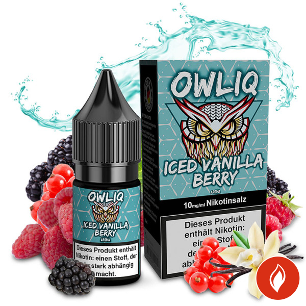 Owliq Iced Vanilla Berry 10mg Nikotinsalz Liquid