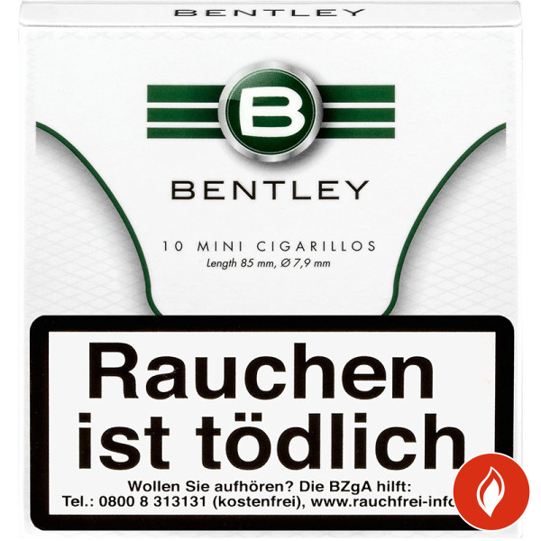 Bentley White Mini Zigarillos Schachtel