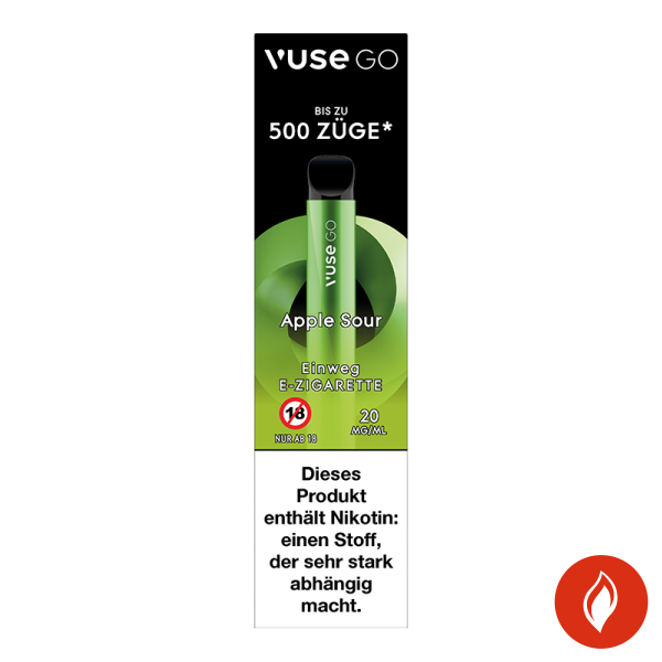 Vuse Go Sour Apple Einweg E-Zigarette 20mg