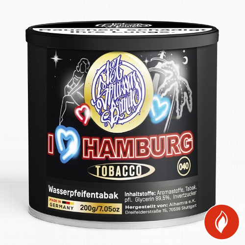 187 I love Hamburg Wasserpfeifentabak Dose