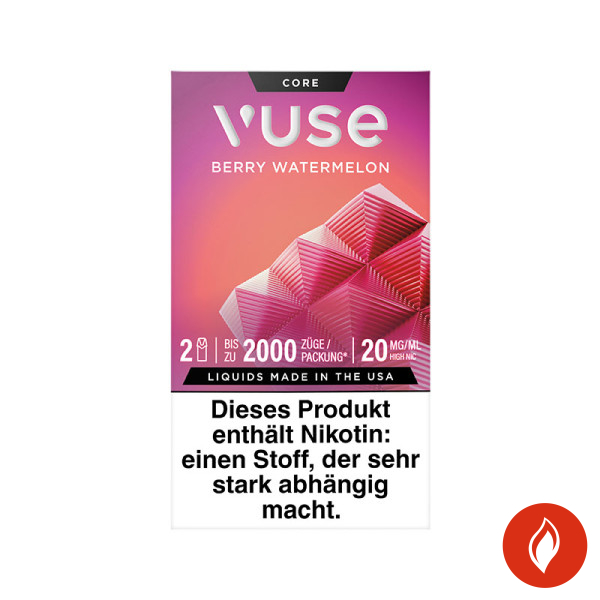 Vuse Berry Watermelon 20mg Prefilled Pods Front