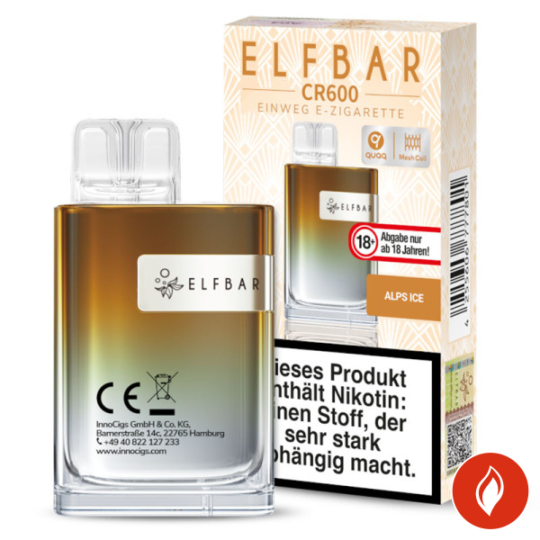 Elfbar CR600 Alps Ice 20mg Einweg E-Zigarette