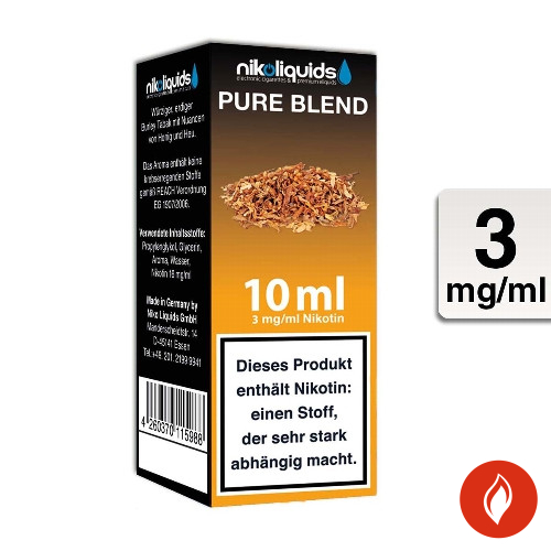 E-Liquid NIKOLIQUIDS Pure Blend 3 mg