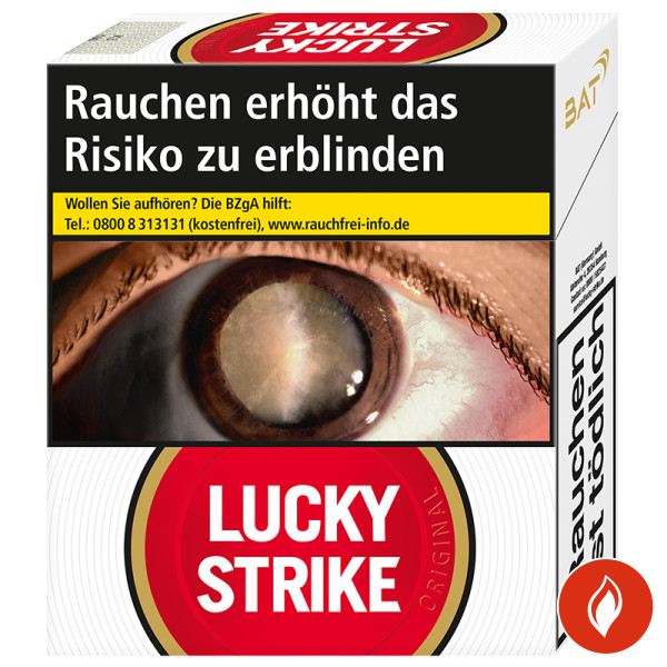 Lucky Strike Red Super Zigaretten Schachtel