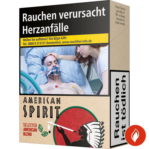 American Spirit Red Mega Zigaretten Schachtel