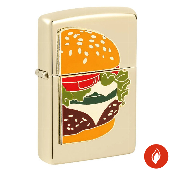 Zippo Champagne Burger Logo