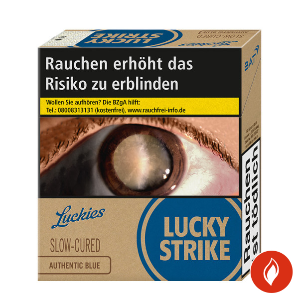 Lucky Strike Authentic Blue Giga Zigaretten Schachtel