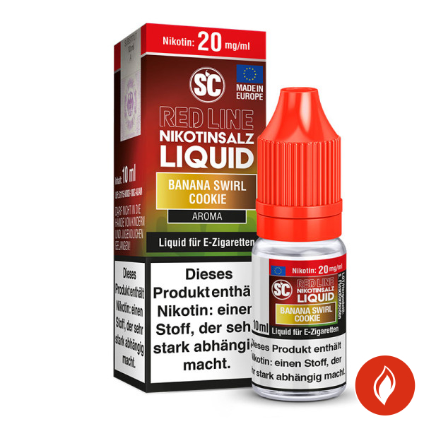 SC Red Line Banana Swirl Cookie Nikotinsalz Liquid 20mg