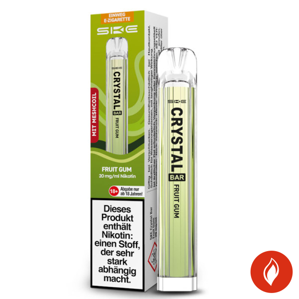SKE Crystal Bar Fruit Gum 20mg Einweg E-Zigarette