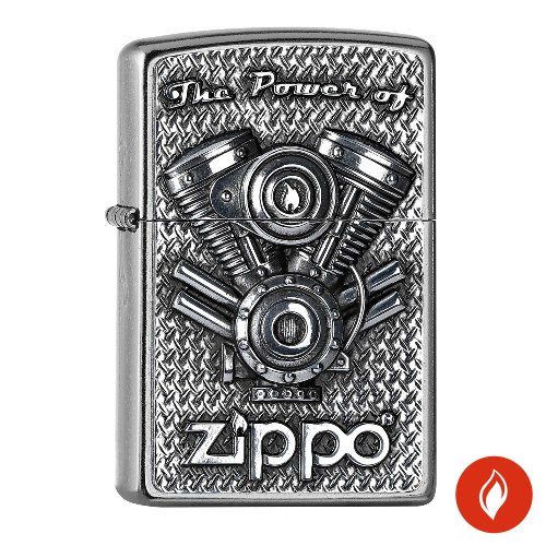 Zippo Street chrom V Motor