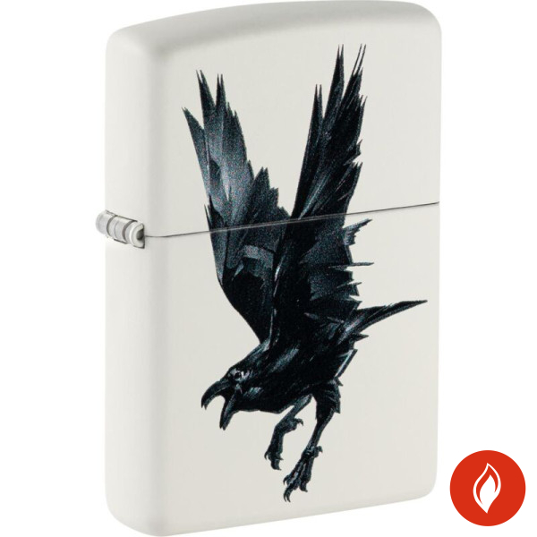 Zippo Weiss Matt Raven Feuerzeug