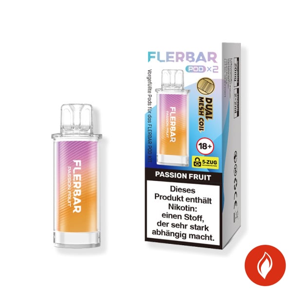 Flerbar Passion Fruit 20g Prefilled Pods