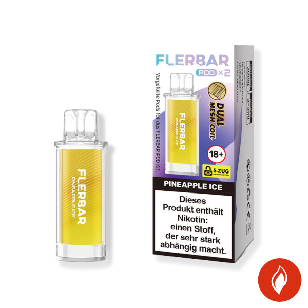 Flerbar Pineapple Ice 20mg Prefilled Pods