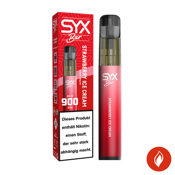 Syx Bar Strawberry Ice Cream 20mg Einweg E-Zigarette