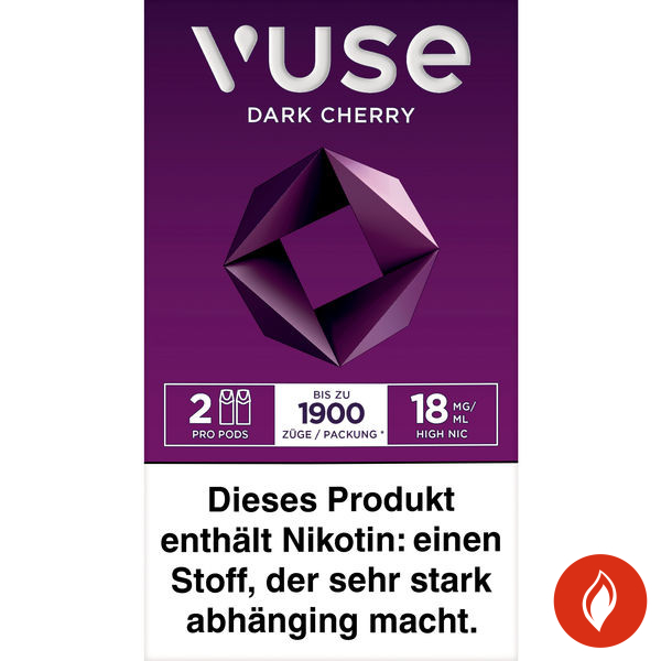 Vuse Pro Caps Dark Cherry 18mg Liquidpods