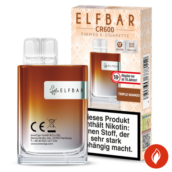Elfbar CR600 Triple Mango 20mg Einweg E-Zigarette