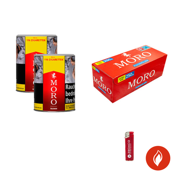 Moro Volumentabak Red S Dose Aktion Small Extra Hülsen