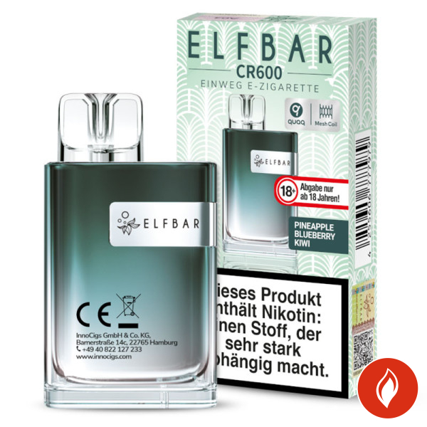 Elfbar CR600 Pineapple Blueberry Kiwi 20mg Einweg E-Zigarette