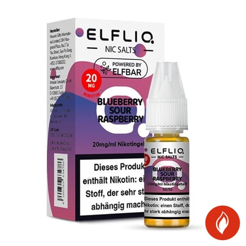 Elfbar Elfliq Blueberry Sour Raspberry 20mg Nikotinsalz