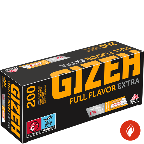 Gizeh Filterhülsen Full Flavour Extra 200 Packung