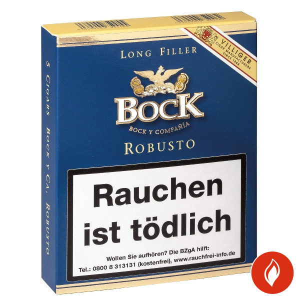 Bock y Ca Robusto Zigarren Schachtel