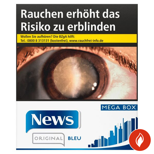 News Original Bleu 3XL Zigaretten Stange