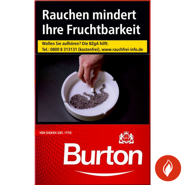 Burton Red Original Pack Zigaretten Stange