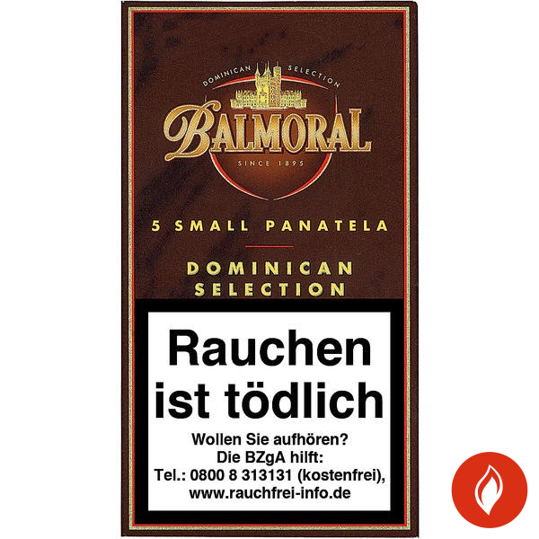 Balmoral Dominican Selection Small Panatela Schachtel