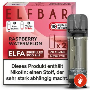 Elfbar Elfa Raspberry Watermelon 20mg Einweg Prefilled Pod