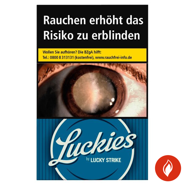 Luckies Crafted 1871 Blue OP Zigaretten Schachtel