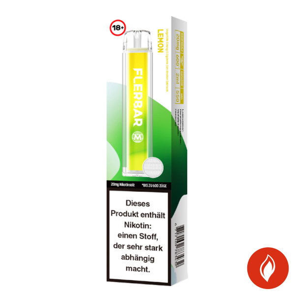 Flerbar Lemon 20mg Einweg E-Zigarette