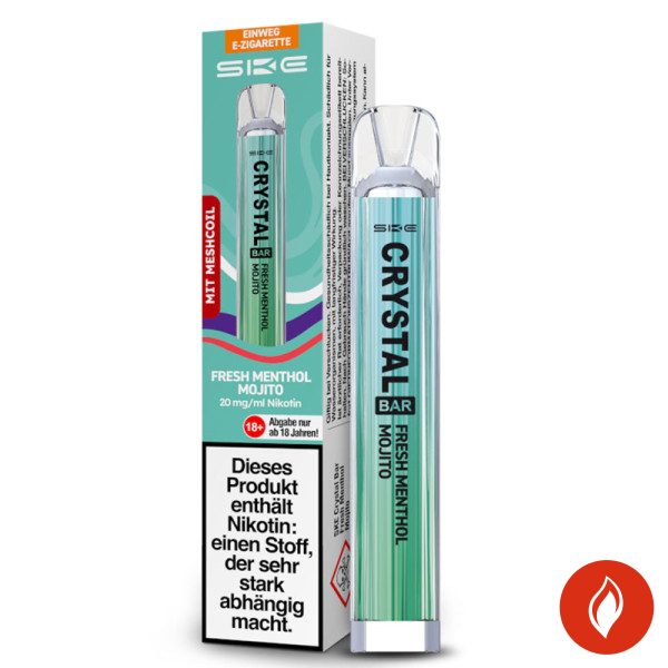 SKE Crystal Bar Fresh Menthol Mojito 20mg Einweg E-Zigarette 