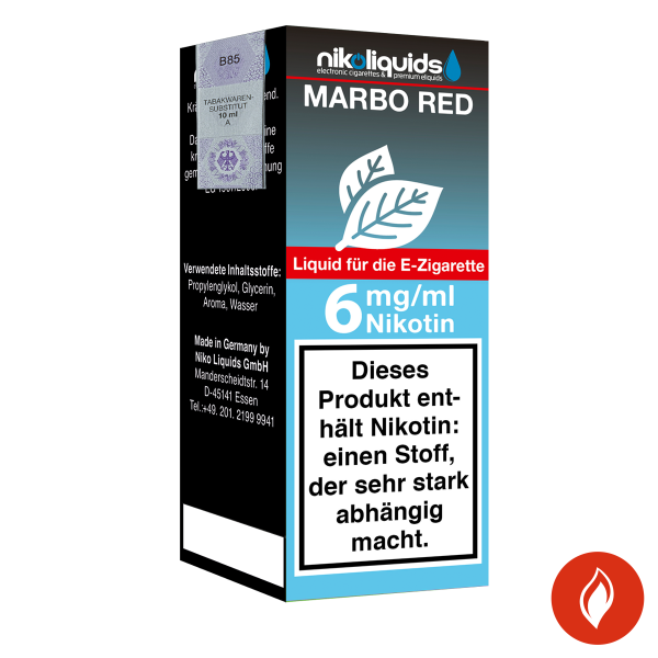 E-Liquid Nikoliquids Marbo Red 6 mg 70 Pg 30 Vg