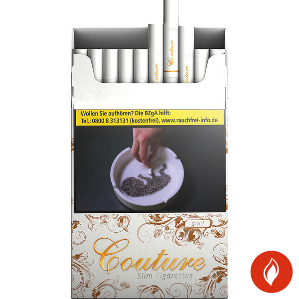 Couture Gold Zigaretten Schachtel
