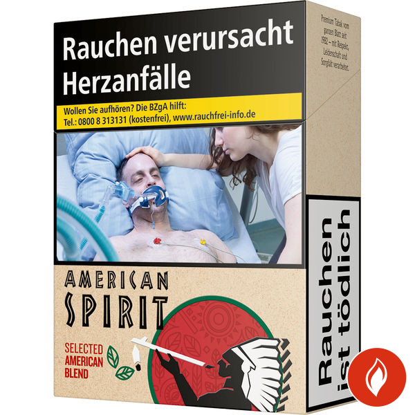 American Spirit Red XXL Zigaretten Schachtel