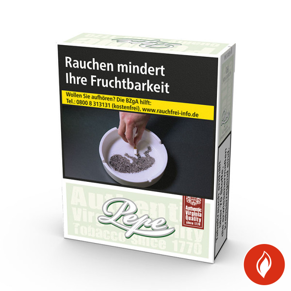 Pepe Fine Green Big Pack Zigaretten Schachtel