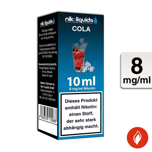 E-Liquid Nikoliquids Cola 8 mg 70 Pg 30 Vg