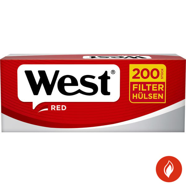 West Red Filterhülsen 200 Stück Packung reduziert