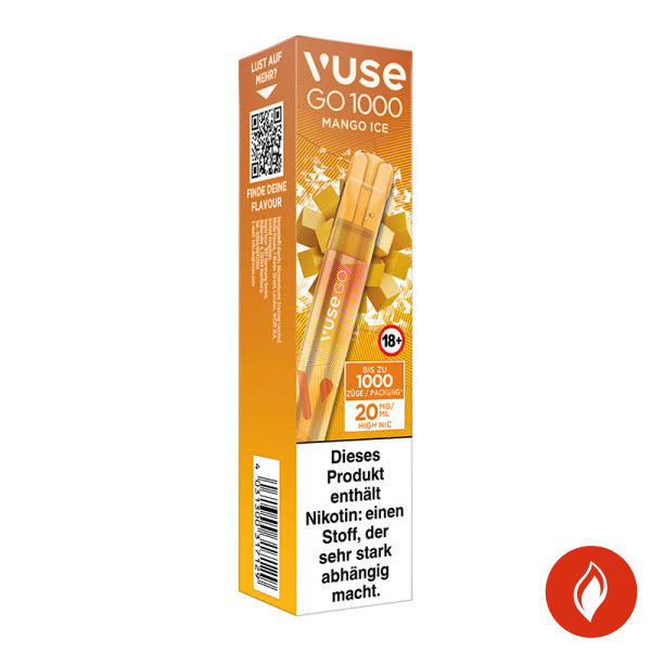 Vuse Go 1000 Mango Ice 20mg Einweg E-Zigarette