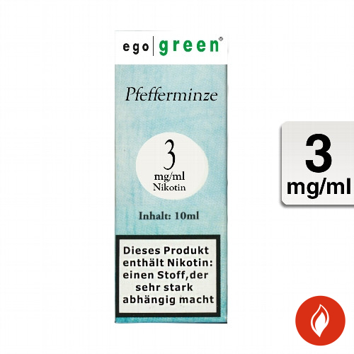 E-Liquid Ego Green Pfefferminze 3 mg