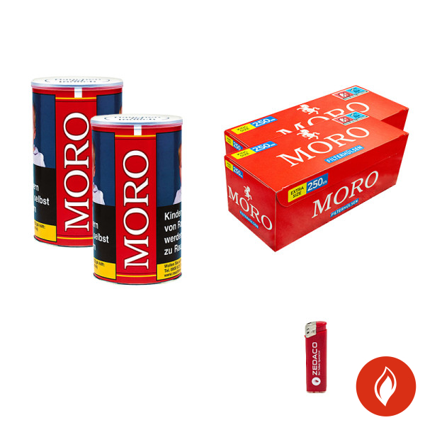 Moro Volumentabak Red XL Dose Aktion Small Extra Hülsen