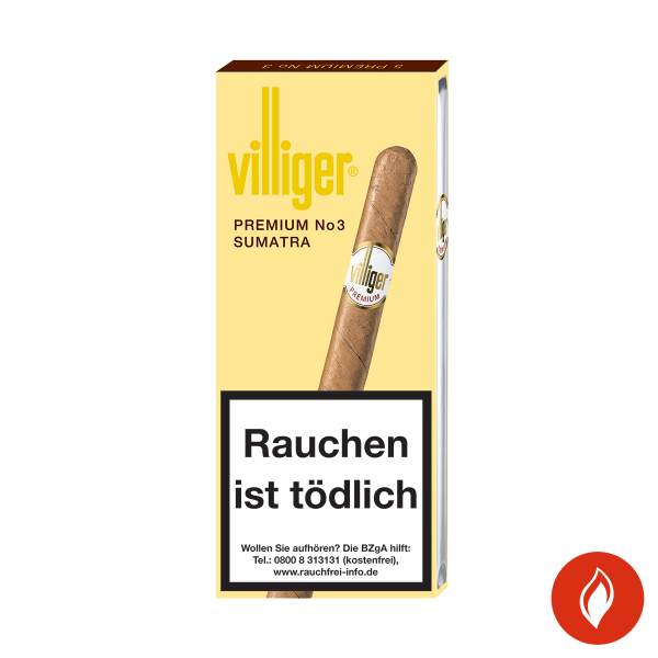 Villiger Premium No. 3 Sumatra Zigarren Schachtel