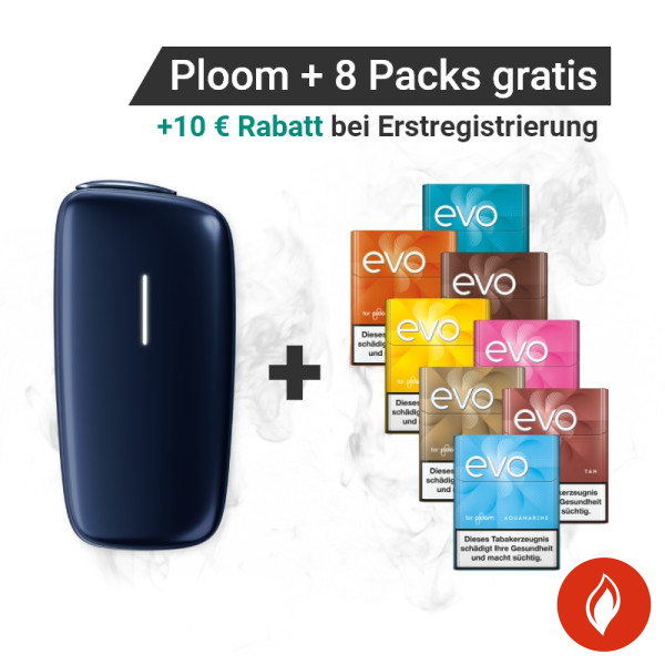 Ploom X Navy Blue + gratis evo Sticks bei Registrierung