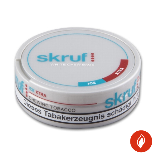 Skruf Ice Xtra White Chew Bags Dose