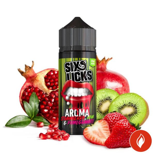 Six Licks Aroma Strawberry, Kiwi & Pomegranate