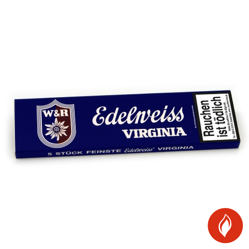 Edelweiss Virginia blau Zigarren 5er Schachtel