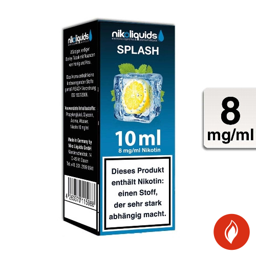E-Liquid Nikoliquids Splash 8 mg 70 Pg 30 Vg