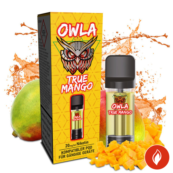 Owla True Mango 20mg Prefilled Pod